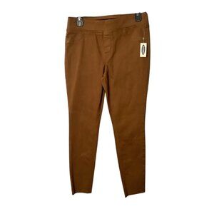 Old Navy Rockstar Super Skinny Jeggings Burnt Umber Size 6 Petite Cotton Blend